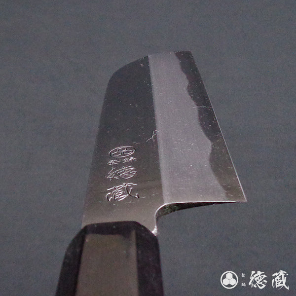 上白钢 镰型薄刃刀  红豆杉八角手柄