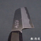 上白钢 镰型薄刃刀  红豆杉八角手柄