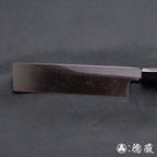 上白钢 薄刃刀  红豆杉八角手柄