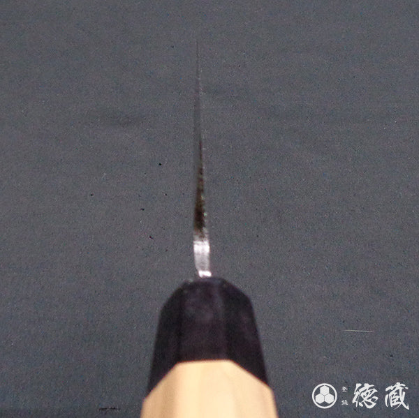 上白钢 薄刃刀  红豆杉八角手柄