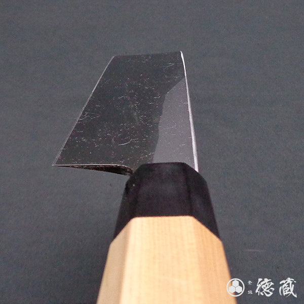 上白钢 薄刃刀  红豆杉八角手柄