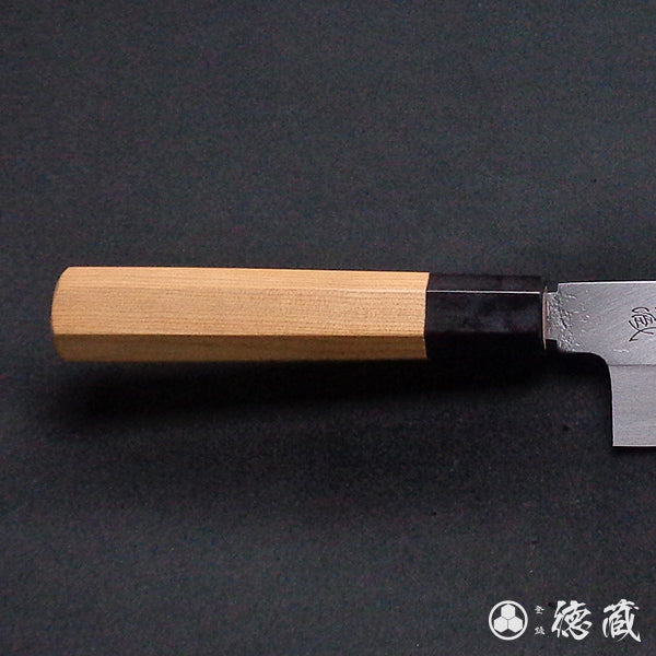 上白钢 薄刃刀  红豆杉八角手柄