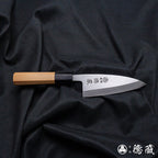 上白钢 切鱼刀 红豆杉八角手柄