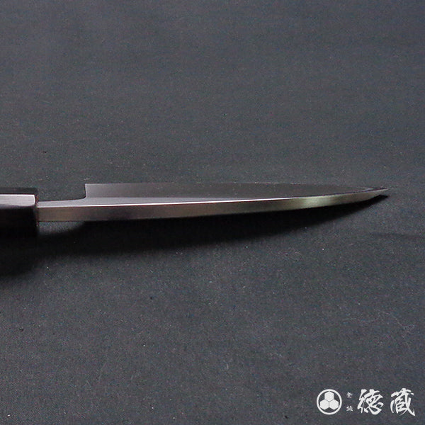 上白钢 切鱼刀 红豆杉八角手柄