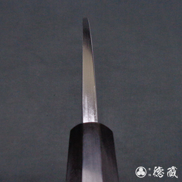 上白钢 切鱼刀 红豆杉八角手柄
