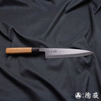 上白钢 身卸切鱼刀 红豆杉八角手柄
