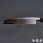 上白钢 身卸切鱼刀 红豆杉八角手柄