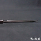 上白钢 身卸切鱼刀 红豆杉八角手柄