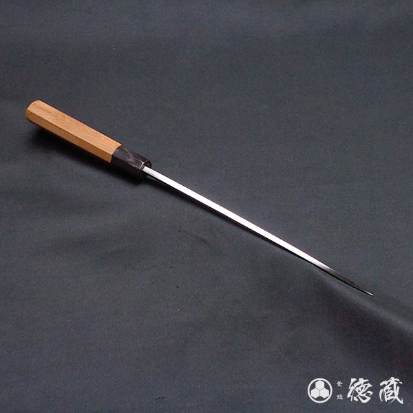 上白钢 身卸切鱼刀 红豆杉八角手柄