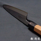 上白钢 身卸切鱼刀 红豆杉八角手柄