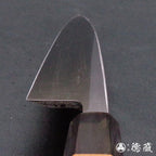 上白钢 身卸切鱼刀 红豆杉八角手柄