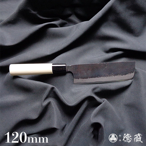 Aoni 黑色饰面 Nakiri 刀平柄