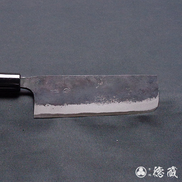 Aoni 黑色饰面 Nakiri 刀平柄