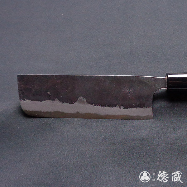 Aoni 黑色饰面 Nakiri 刀平柄