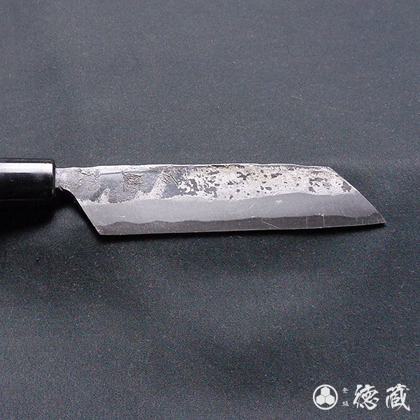 青一 黑面锻造加工 身卸出刃刀 胡桃木手柄