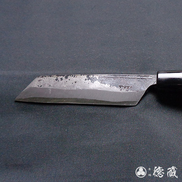 青一 黑面锻造加工 身卸出刃刀 胡桃木手柄