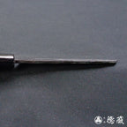 青一 黑面锻造加工 身卸出刃刀 胡桃木手柄