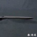 blue super carbon steel   hammered black surface finish  Gyutou-knife (chef's knife)   black handle