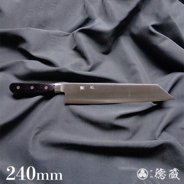 SRS stainless steel Kiritsuke knife black handle