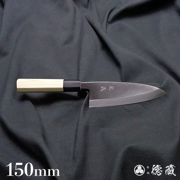 Carbon White Steel No. 2 Deba Knife (Fish Knife) Park Tree Octagonal Handle