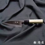白二　左利手切鱼刀　朴八角柄