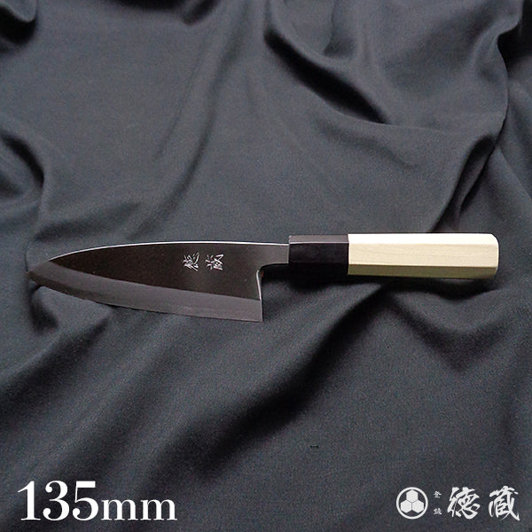 Carbon White Steel No. 2 Left Handed Deba Knife (Fish Knife) Octagonal Handle
