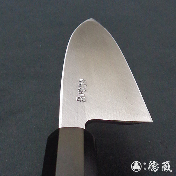 白二　左利手切鱼刀　朴八角柄