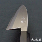 白二　左利手切鱼刀　朴八角柄