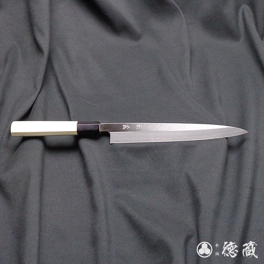 青二 柳刃包丁 朴八角柄
