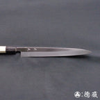 青二 柳刃刀 朴八角手柄
