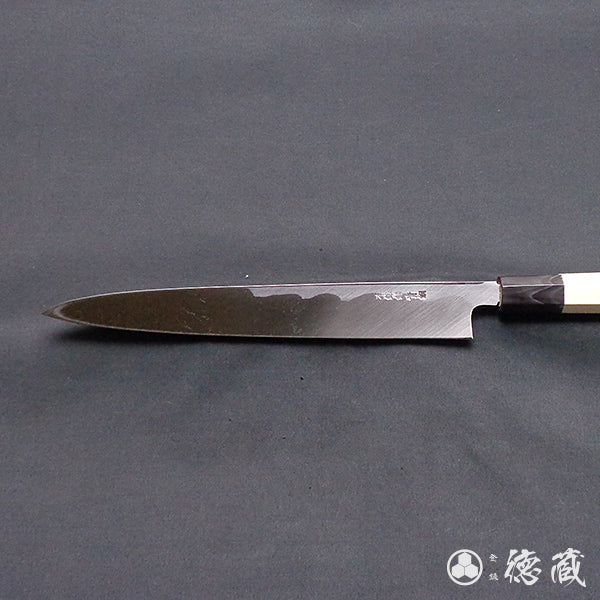 青二 柳刃刀 朴八角手柄