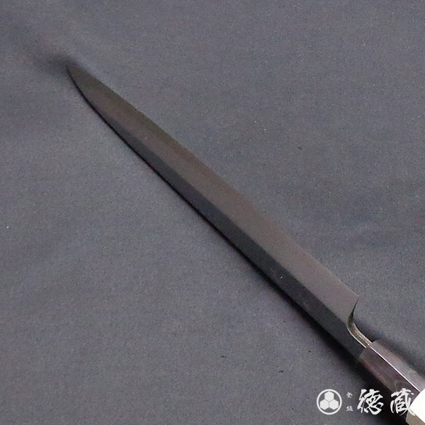 青二 柳刃刀 朴八角手柄