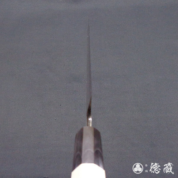 青二 柳刃刀 朴八角手柄