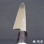 青二 柳刃刀 朴八角手柄