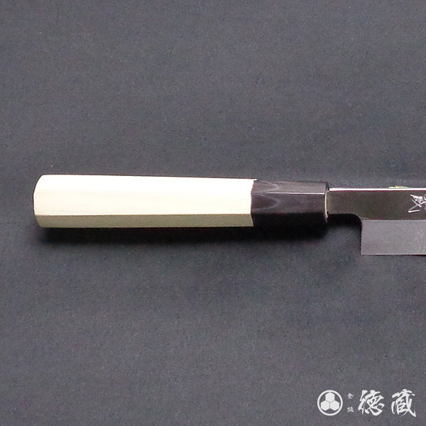 青二 柳刃刀 朴八角手柄