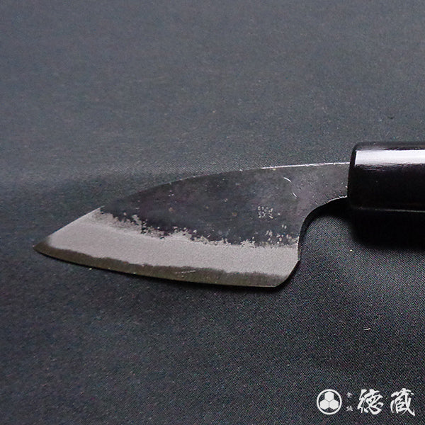 青二 黑面锻造加工 生姜刀 朴木手柄