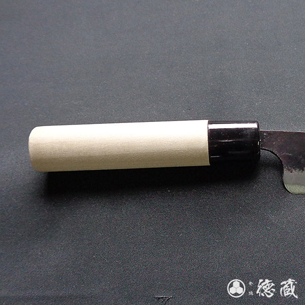 青二 黑面锻造加工 生姜刀 朴木手柄