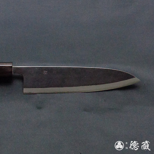 青二 黑面锻造加工 伊予型舟行刀 胡桃木手柄