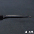 青二 黑面锻造加工 伊予型舟行刀 胡桃木手柄