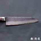 VG10 大马士革 槌面加工 三德刀 红木色手柄
