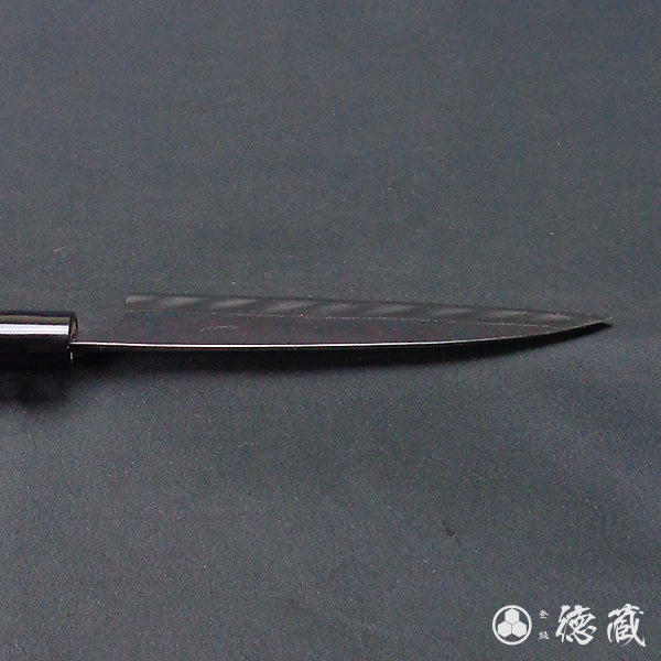 青钢二号　黑色锻面加工　伊予形舟行刀　胡桃木手柄