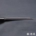 青一 黑面锻造加工 菜刀 胡桃木手柄