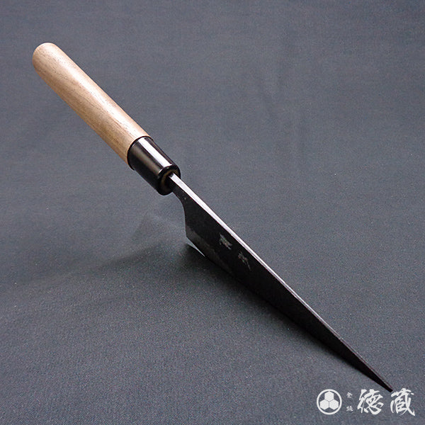 青一 黑面锻造加工 菜刀 胡桃木手柄
