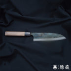 白一  三德刀 胡桃木八角手柄