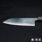 白一  三德刀 胡桃木八角手柄