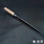 白一  三德刀 胡桃木八角手柄