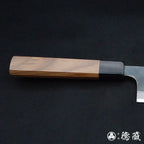 白一  三德刀 胡桃木八角手柄