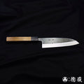 青二 大马士革 万能刀 紫檀八角手柄