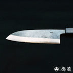 青二 大马士革 万能刀 紫檀八角手柄