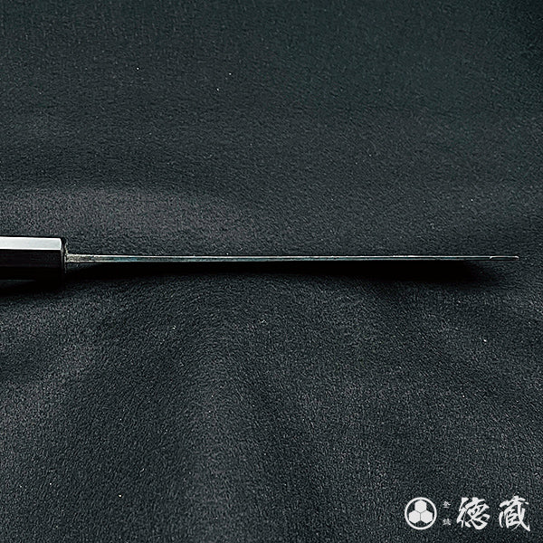 青二 大马士革 切菜刀 紫檀八角手柄